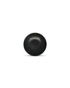 Plat bord 16cm zwart Ovio