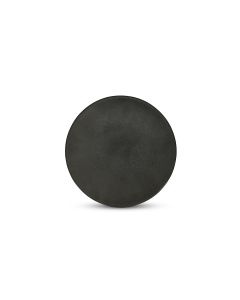 Plat bord 21cm zwart Ovio