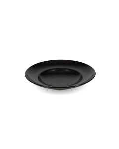 Diep bord 25,5/16,5xH5cm zwart Ovio