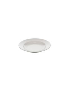 Diep bord 23/17xH4cm wit Astro