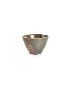 Kom 10xH7cm conisch groen Cirro