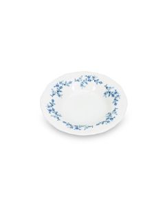 Diep bord 23,5/14xH4cm blue flower Retro