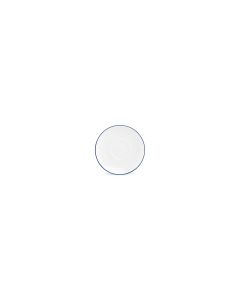 Schotel 14,5cm blue rim Basic White