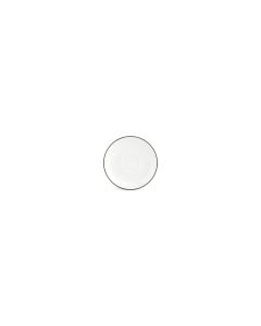 Mokkaschotel 12,5cm green rim Basic White
