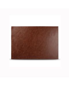 Placemat 43x30cm lederlook donkerbruin Layer