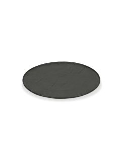 Plat bord 30cm low rim black Livelli