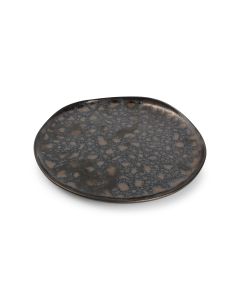 Plat bord 27cm gold flaked Nobile