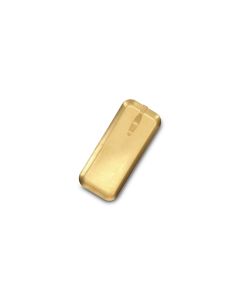 Rechnungstablett 22,5x10cm mit Clip antique gold Serve