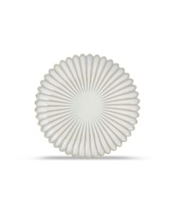 Plat bord 20cm nuance white Lotus