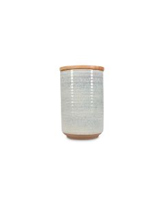 Voorraadpot 12,5xH20cm beige Cameo