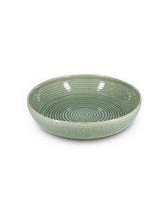 Serveerschaal 32xH7,5cm groen Cameo