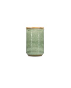 Voorraadpot 12,5xH20cm groen Cameo