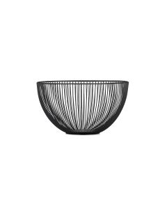 Draadmand 25,5xH14,5cm zwart Scala