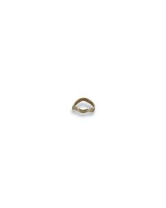 Servetring 4,5cm organisch goud Charm - Set van 4