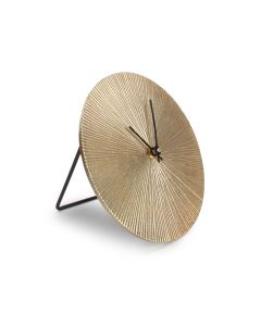Tafelklok 26cm goud ribble Zone