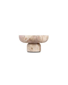 Sierschaal 20xH12cm marmer beige Opus