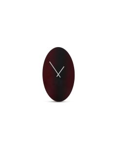 Wandklok 27xH46cm burgundy/black gradient Zone