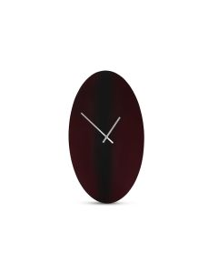 Wandklok 34,5xH61cm burgundy/black gradient Zone
