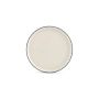 Assiette plate 20cm blanc Gravel