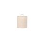 Voorraadpot 11xH14,5cm met deksel beige Fika