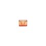 Theelichthouder 5x5cm tangerine Mood - Set van 2