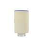Vaas 15xH26cm cream white Milo
