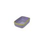 Ovenschaal 22,5x15xH6cm paars/groen Duo