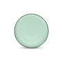 Assiette plate 26xH2,5cm verte Duo
