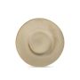 Teller flach 26/14cm wide rim olive Ferro