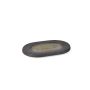 Serving dish 25x16,5cm textured moss Cone