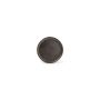 Teller flach 13,5xH2cm black Ceres