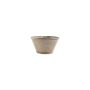 Bol 15xH8cm conique grey Line