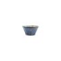 Bol 13xH6,5cm conique blue Line