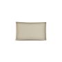 Assiette plate 33x20cm green Line