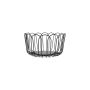 Wire basket 19xH10cm black Flores