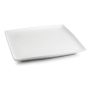 Plat bord 30x30cm wit Squito