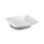 Assiette creuse 22x22xH4cm blanc Squito