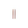Baguette verre amber Tilly - Lot de 4