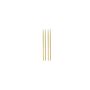 Baguette verre jaune Tilly - Lot de 4