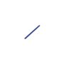 Trinkhalm 20cm Glas blau Cruse - 4er-Set
