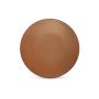 Assiette plate 27cm marron foncé Ovio