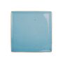 Teller flach 25,5x25,5cm blau Collect