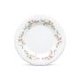 Assiette plate 27,5cm brown flower Retro