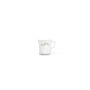 Tasse 20cl brown flower Retro