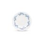 Assiette plate 21cm blue flower Retro