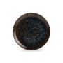 Plat bord 30,5cm bruin/blauw Resto