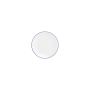 Teller flach 20,5cm coupe blue rim Basic White