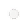Plat bord 20,5cm coupe burgundy rim Basic White