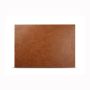 Platzset 43x30cm Lederlook braun Layer