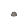 Coaster 11x10cm leather look grey Layer - Set of 4